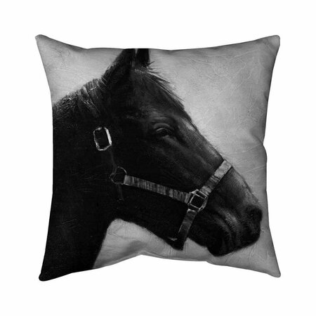 BEGIN HOME DECOR 20 x 20 in. Gallopin The Horse-Double Sided Print Indoor Pillow 5541-2020-AN64-1